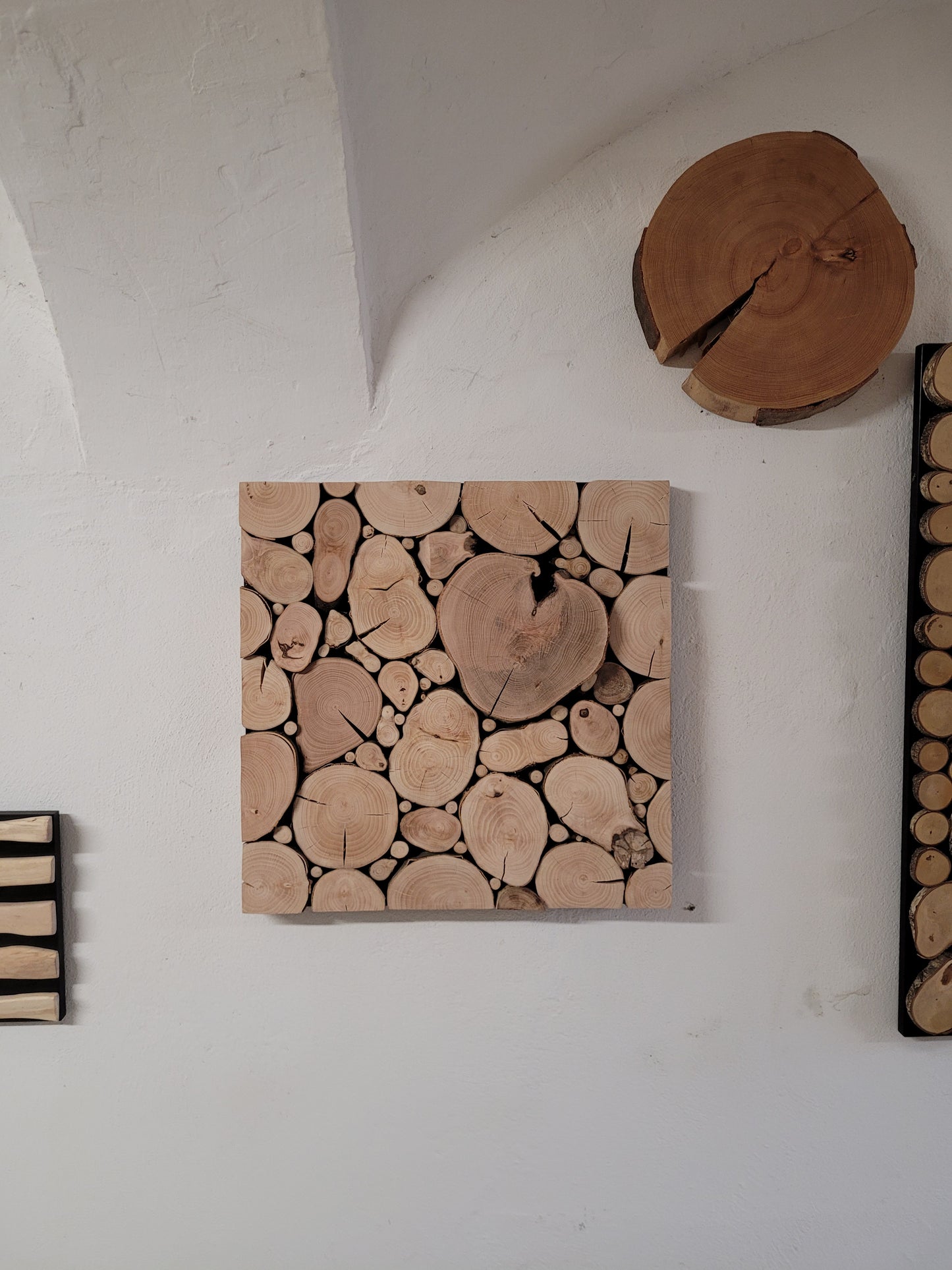 Holzscheibenbild 60x60cm