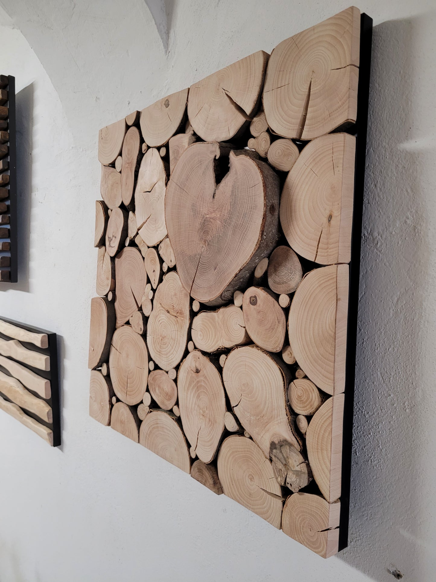 Holzscheibenbild 60x60cm