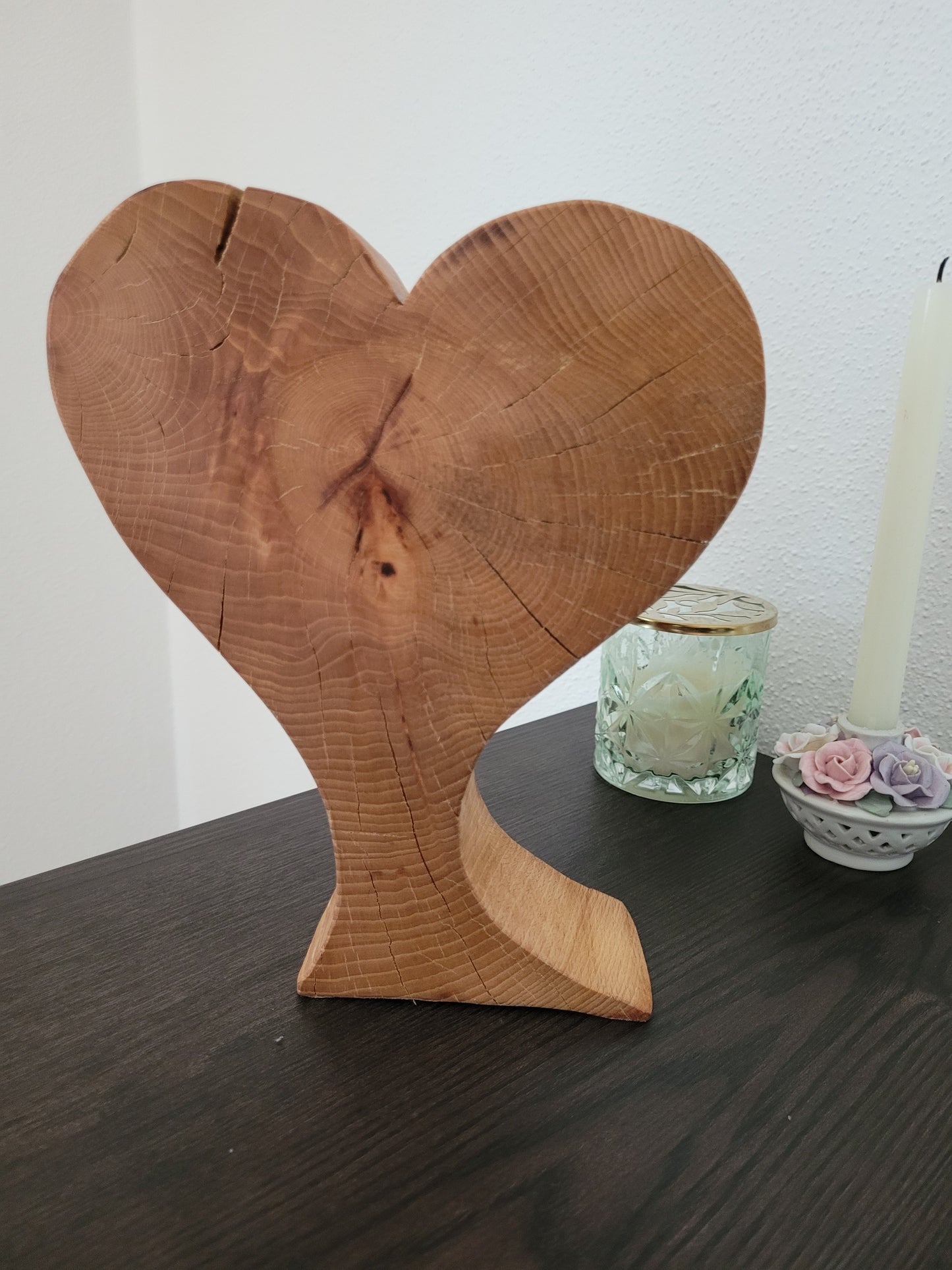 Holzaufsteller Herz 25cm