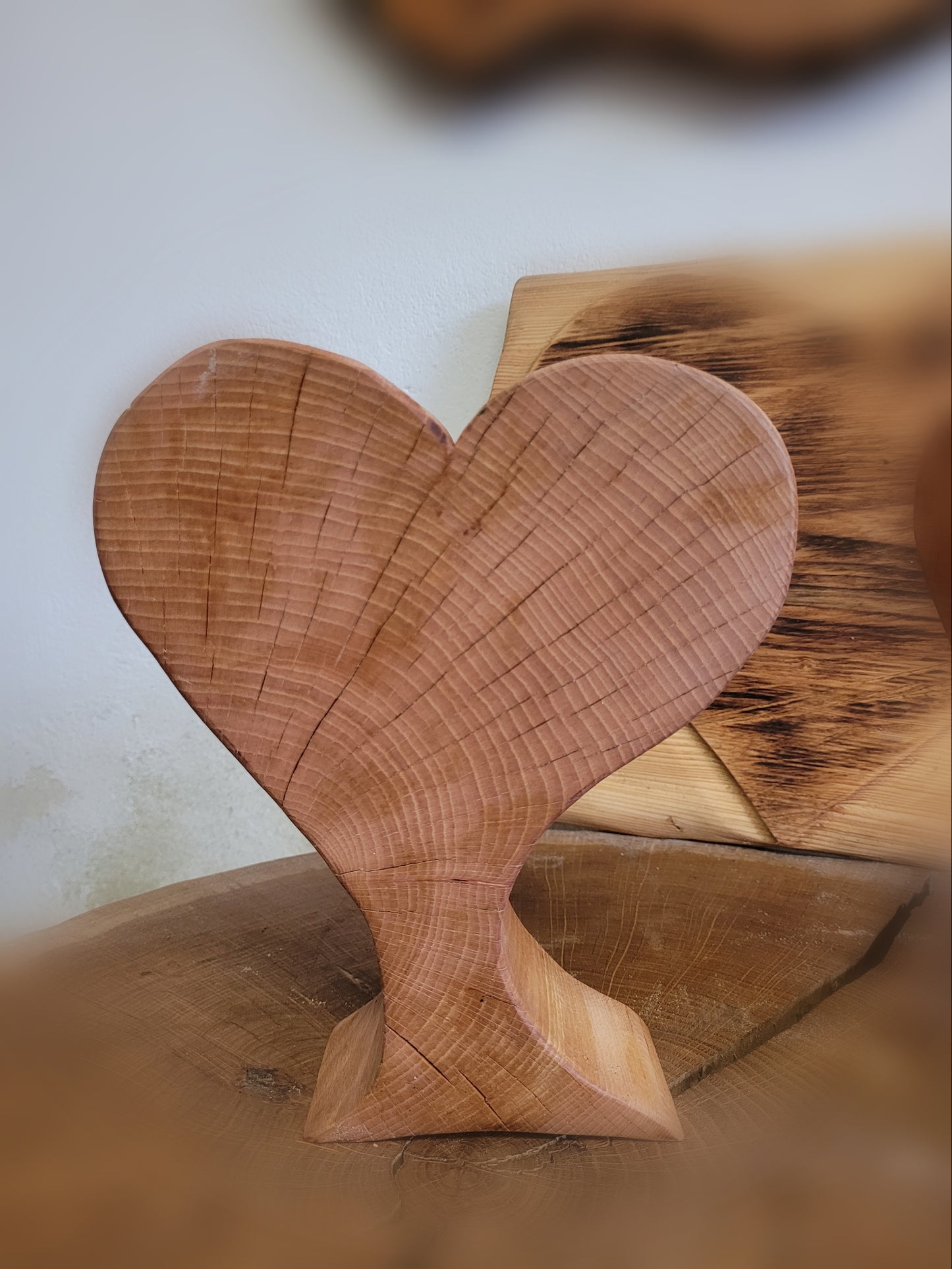 Holzaufsteller Herz 25cm