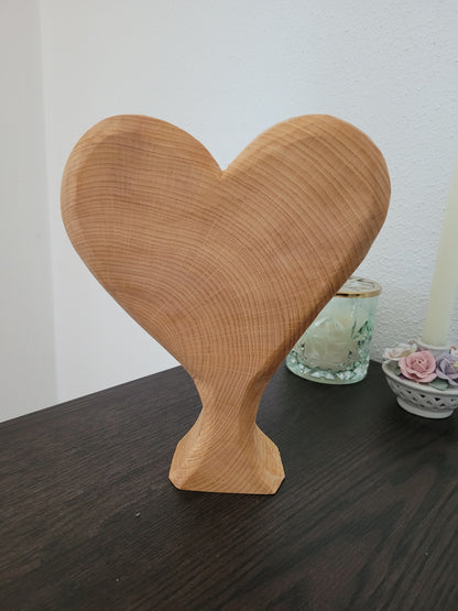 Holzaufsteller Herz 22cm