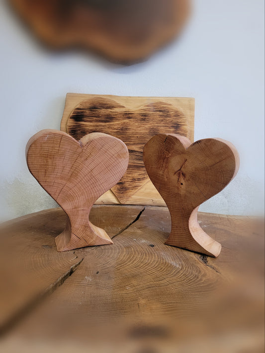 Holzaufsteller Herz 25cm